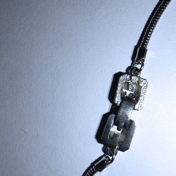 Givenchy vintage choker pendant necklace with crystals EUC - Picture 5 of 7